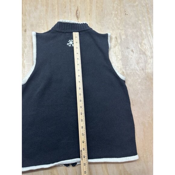 Christmas Santa Suit Mittens Scarf Clothesline Cardigan Vest M Stockings Ramie - Picture 3 of 4